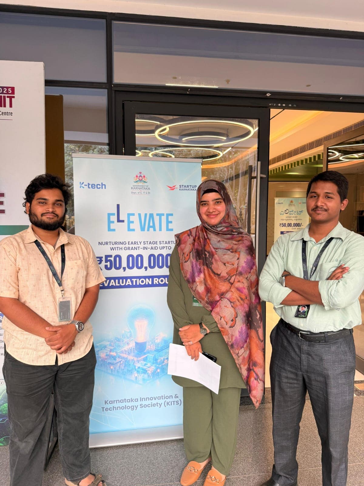 At the ELEVATE startup pitch evaluation, Government of Karnataka
