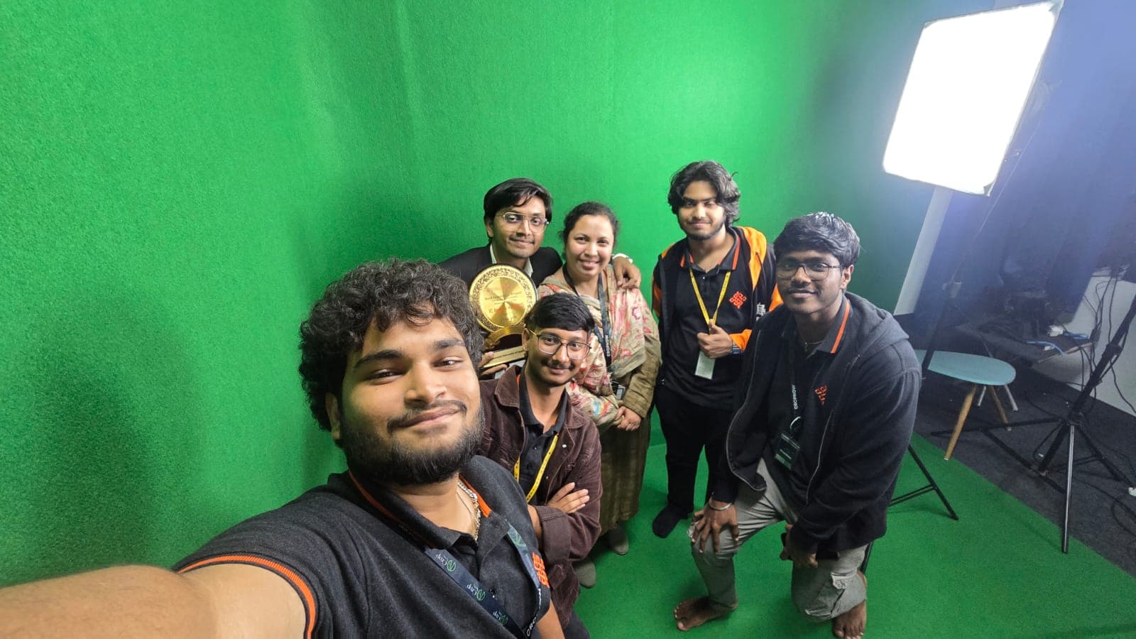 Team photo with ceo innovators awrard