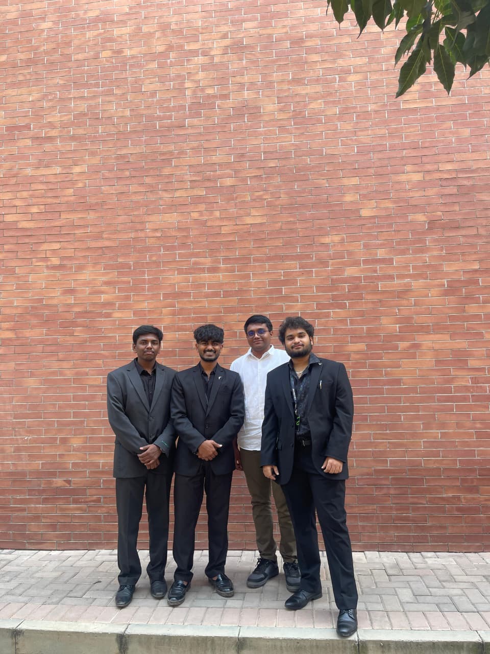 The team, before a pitch