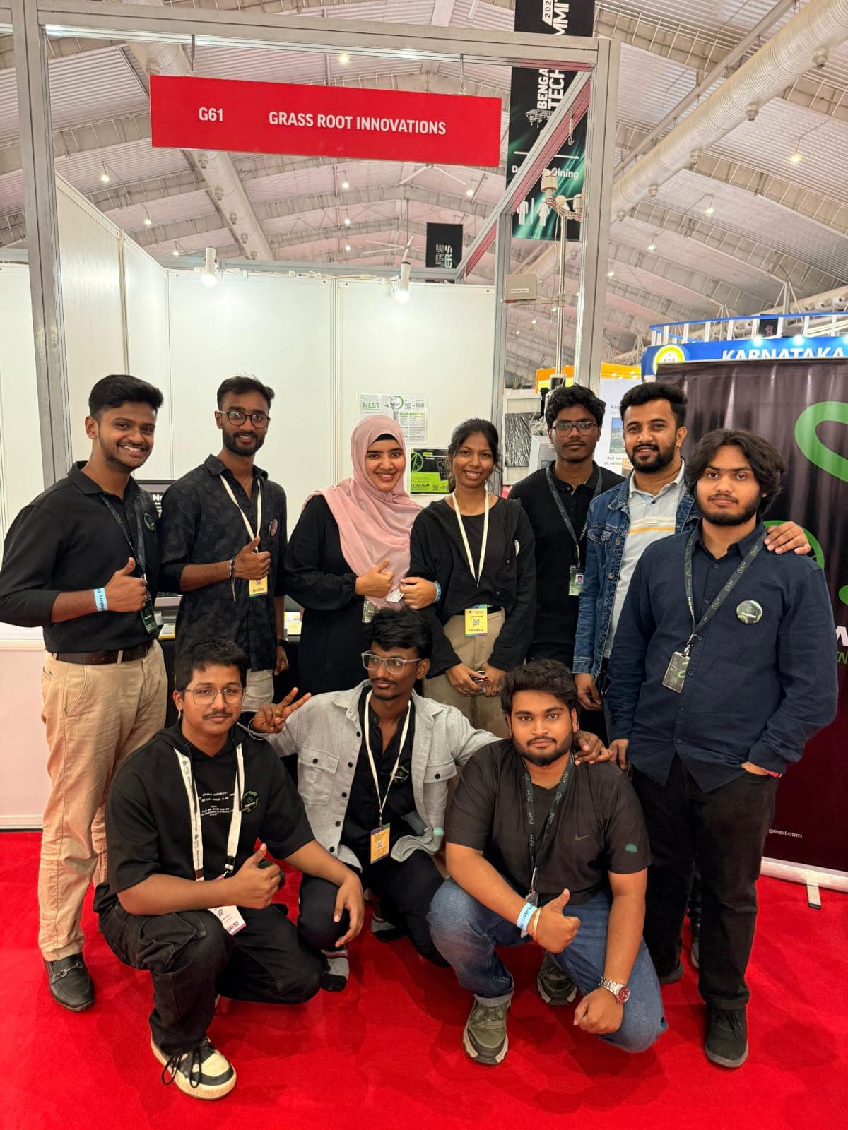 The team at Bengaluru Tech Summit